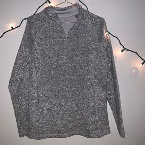 Gray Pullover Quarterzip